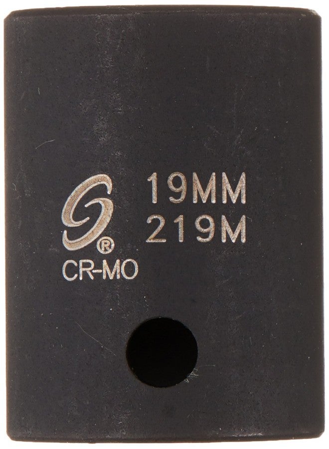 Sunex Tools Sunex 219m 1/2-Inch Drive 19-mm Impact Socket - Image 2