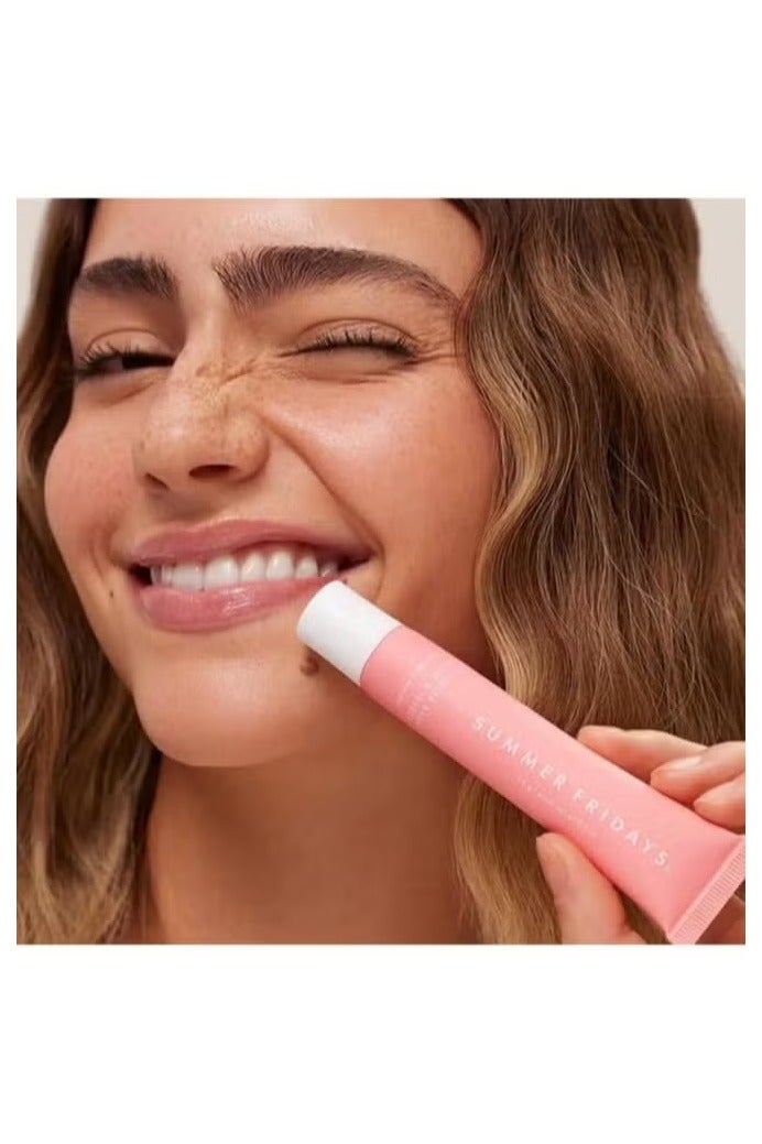 SUMMER FRIDAYS Lip Balm,Moisturizing Natural Lip Balm,Moisturizes And Brightened, Contains Shea Butter, Lip Care For Dry Lips (Pink Sugar) - Image 3