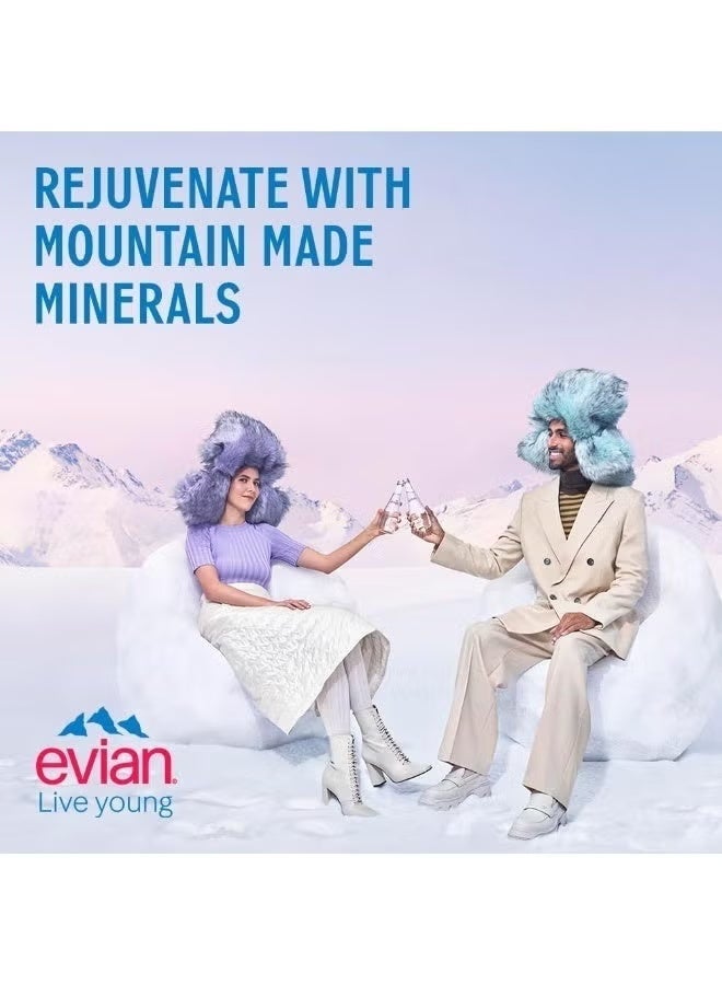 إيفيان مياه إفيان الغازية 750 مل × 12 زجاجة – مياه معدنية طبيعية فاخرة - Image 4