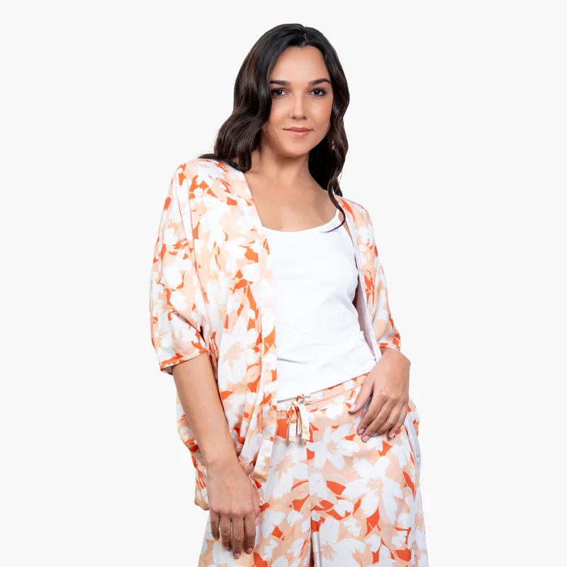 Aadaraya Aadaraya Floral Print Pyjama Set