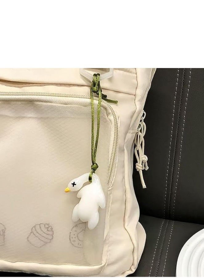 Uv Duck Color-Changing Roast Duck Car Pendant,Cute Temperature Reminder Pendant, Fun Hanging Ornament for Cars, Bicycles - Image 4