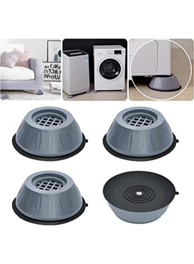 4 Pieces Anti-Vibration Pads for Universal Washing Machine Universal Foot Pad Base  - Image 1