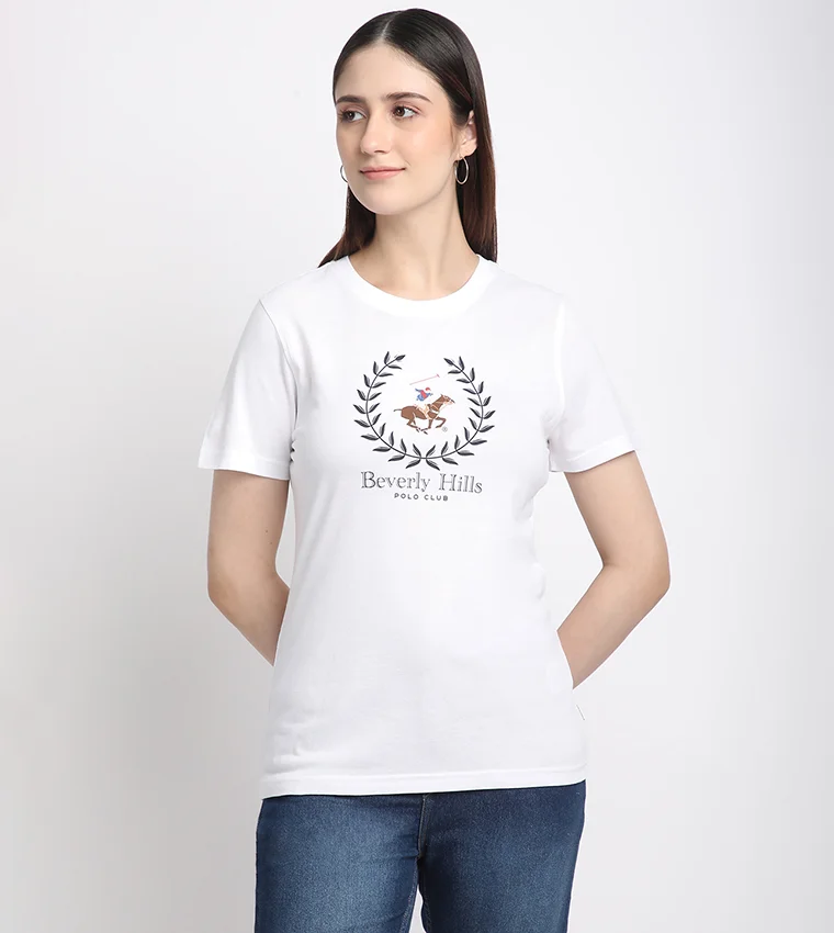 BEVERLY HILLS POLO CLUB Logo Printed Short Sleeves T-Shirt