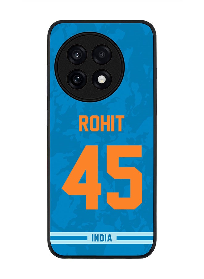 Stylizedd For OnePlus 13R / Ace 5 Pro Case,Slim fit Camera Protection, Shockproof Thin Phone cover  - India Rohit Sharma, Jersey No 45 - Image 1