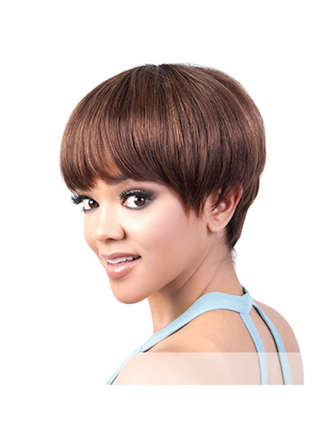 Motown Tress (Gghdavy) Human Hair Full Wig In Wine  - Image 2