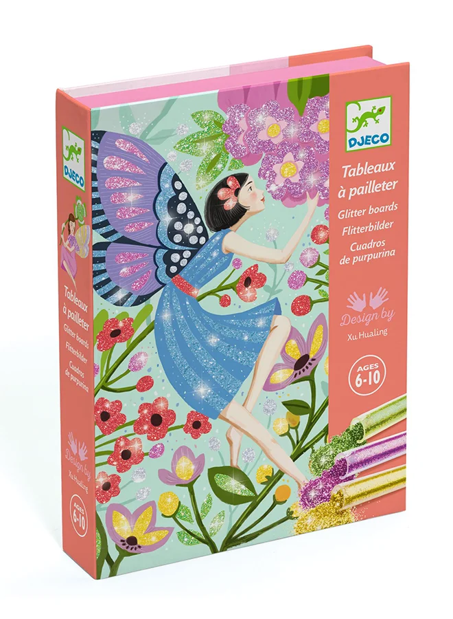 DJECO The Gentle Life of the Fairies Glitter Boards