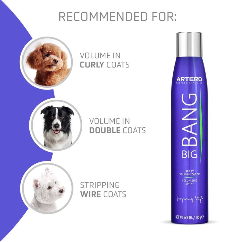 Artero Big Bang Volume Spray 5.07 Oz - Extra Volume for Dogs and Cats - Image 3