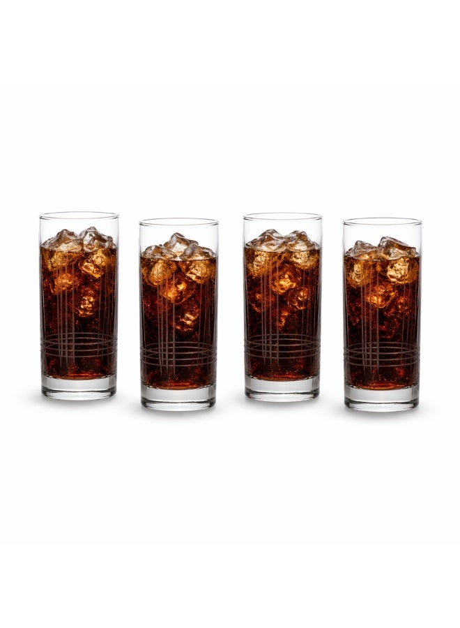 LIBBEY Luxury Glass Set – 4 Pieces, 450ml Capacity | Modern Design and a Touch of Elegance for Every Drink - Image 2