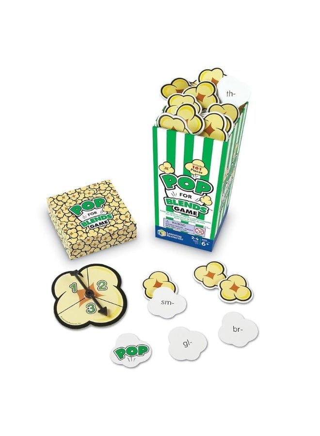 Learning Resources Learning Resources Pop for Blends Game,Phonics Game, 2-4 Players, 92 Cards, Ages 6+ - Image 2