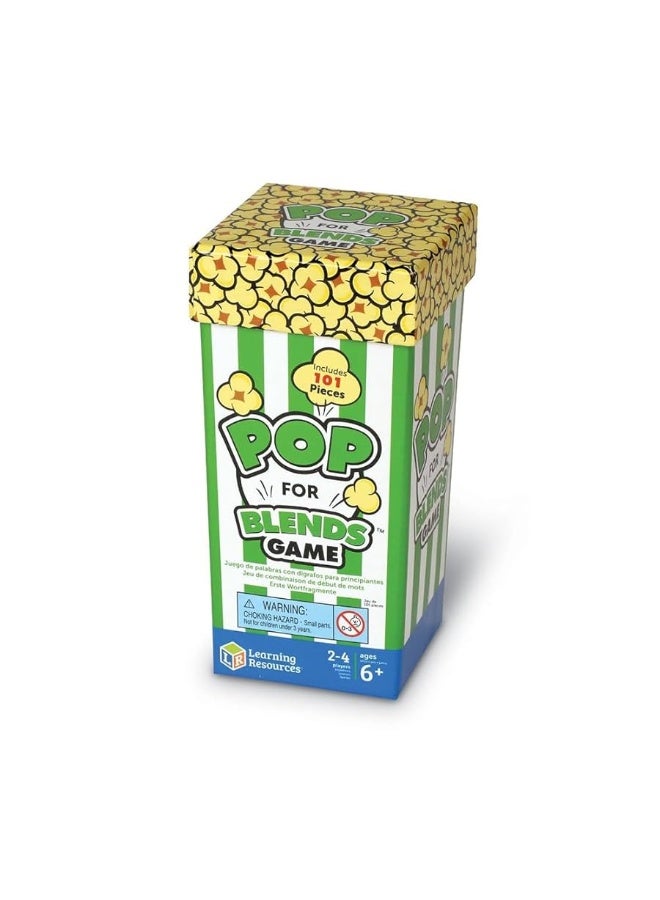 Learning Resources Learning Resources Pop for Blends Game,Phonics Game, 2-4 Players, 92 Cards, Ages 6+ - Image 4