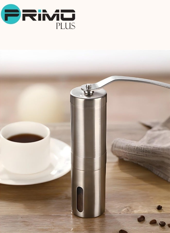 بريمو بلس مطحنة حبوب البن أسود/ فضي - Image 1