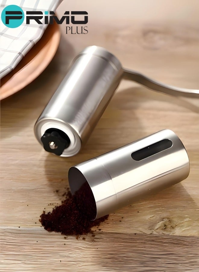 بريمو بلس مطحنة حبوب البن أسود/ فضي - Image 2