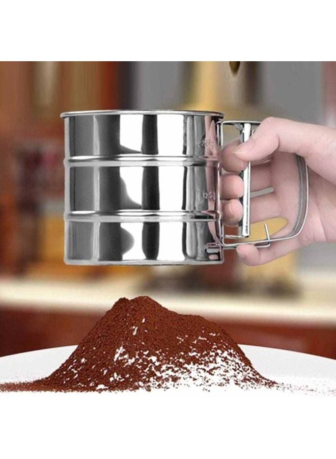 كول بيبي كوب بتصميم مصفاة من الستانلس ستيل للاستخدام اليومي في المطبخ فضي - Image 3