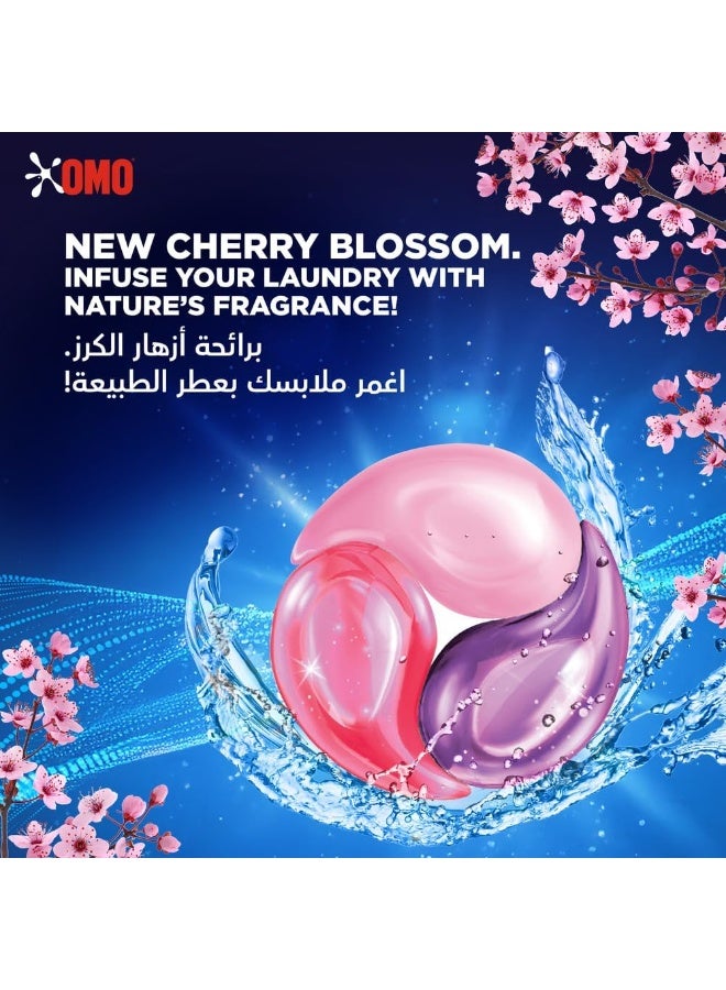 Omo Comfort 3In1 Laundry Capsules Cherry Blossom Freshness 15 Capsules - Image 4