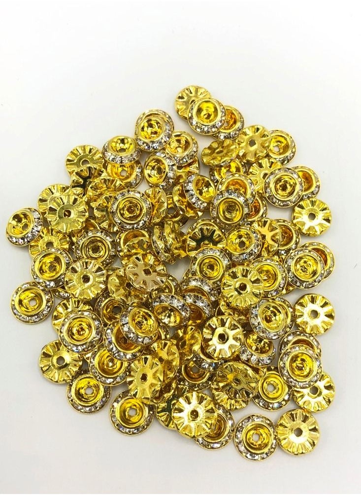 Generic 72-Piece Jewelry Making Ring Shaped beads 9mm  - Image 1