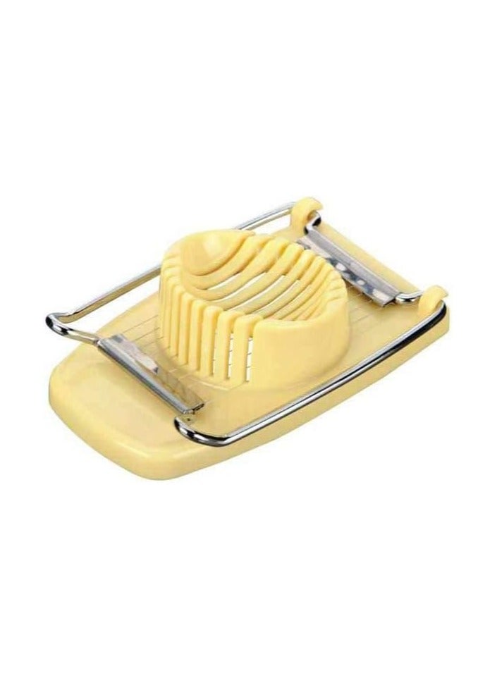 Tescoma Presto Egg Slicer1pc  -Assorted |Multipurpose Egg Cutter Food Slicer Handy and Lightweight Stainless Steel Plastic Egg Slicer Easy To Clean Slicers - Image 1