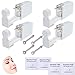 RASDDER 4-Pack Disposable Self Piercing Kit with Built-in Nose Studs, Very Safe Piercing Gun, Simple and Convenient Operation, Ideal for Family Use (White + Pink) - Image 2