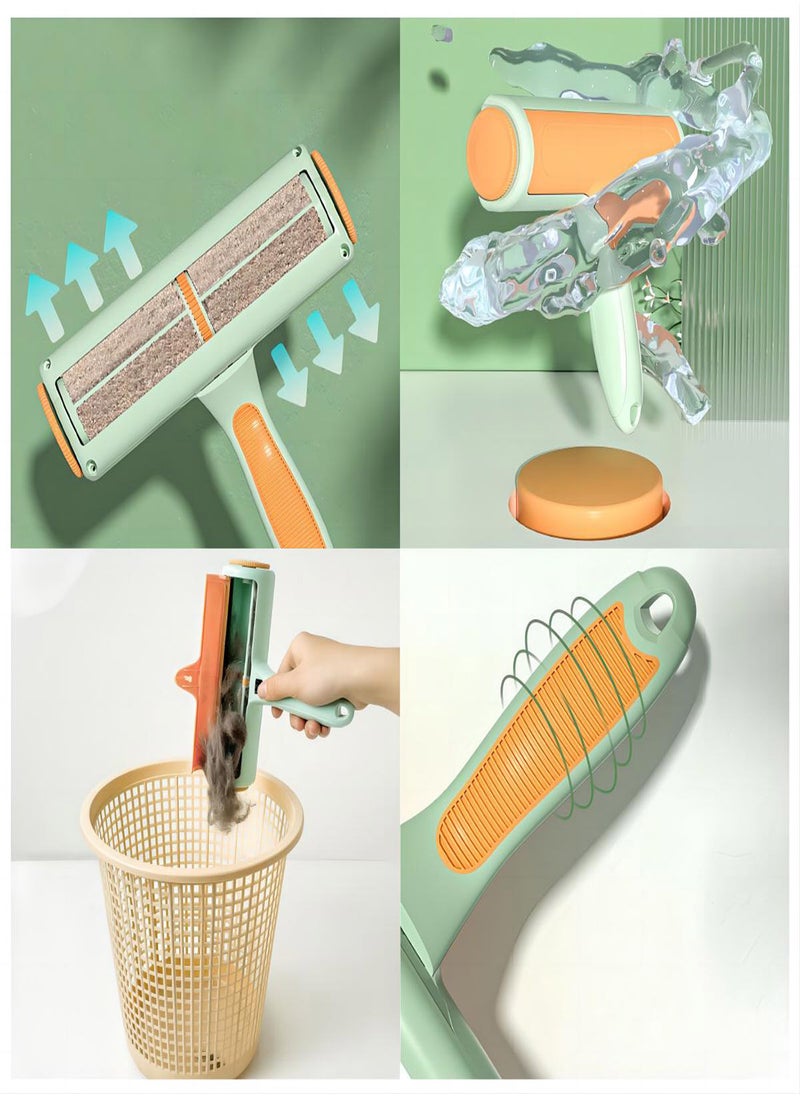 SYOSI Pet Hair Remover, Reusable Lint Rollers for Pet Hair, Pet Hair Remover for Couch, Carpet, Car & Clothes, Lint Roller for Pet Hair, Cat Hair Remover, Eco-Friendly Portable Fur Removal Tool  - Image 2