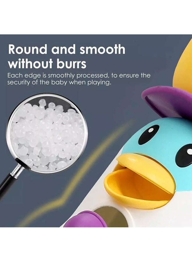 Hihonor ألعاب استحمام الأطفال، ألعاب البطريق مع عجلة ماء دوارة، ألعاب حوض الاستحمام للأطفال، ألعاب ماء حوض الاستحمام للأطفال، لعبة شلال الماء للأطفال، الأولاد، البنات من 1-4 سنوات - Image 2