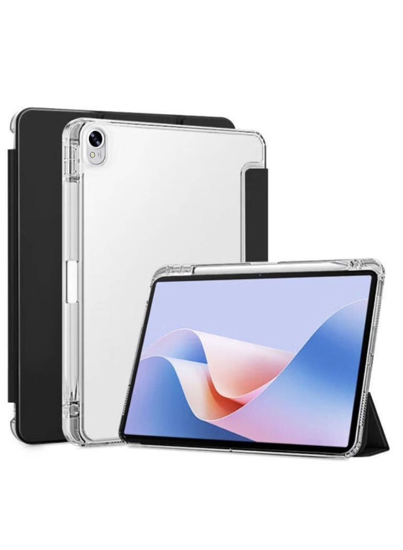 لـ HUAWEI MatePad 11.5 بوصة / الهواء 11.5 بوصة / 11.5S 11.5inchCase غطاء ، وسادة هوائية شفافة مع فتحة القلم لمكافحة الانقطاع ، غطاء واقي للجهاز اللوحي ، تصميم ثلاثي الطي متعدد الزاوية ، إيقاظ / نوم تلقائي - Image 1