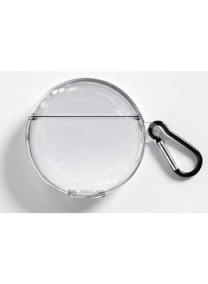 Protective case for Huawei FreeBuds 7i earphones, shockproof silicone cover, anti-lost earphone case with hanging loop - (transparent) - Image 1