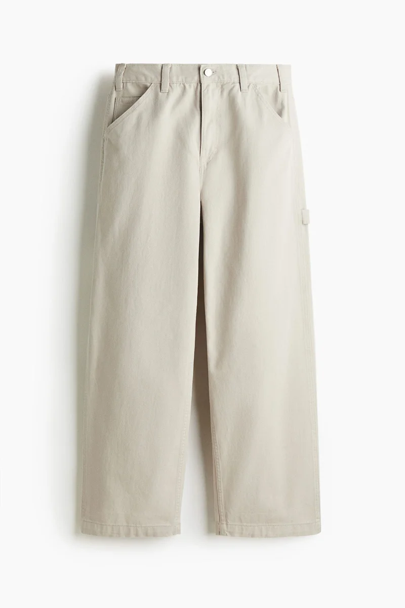 H&M  Relaxed Fit Worker trousers for Men | Best Price UAE
