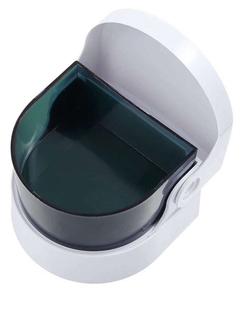 SYOSI Portable Ultrasonic Cleaner Professional Jewelry Manual 3 to 10 Minutes for Rings Watches Eyeglasses Denture Coins Razors Brushes - Image 1