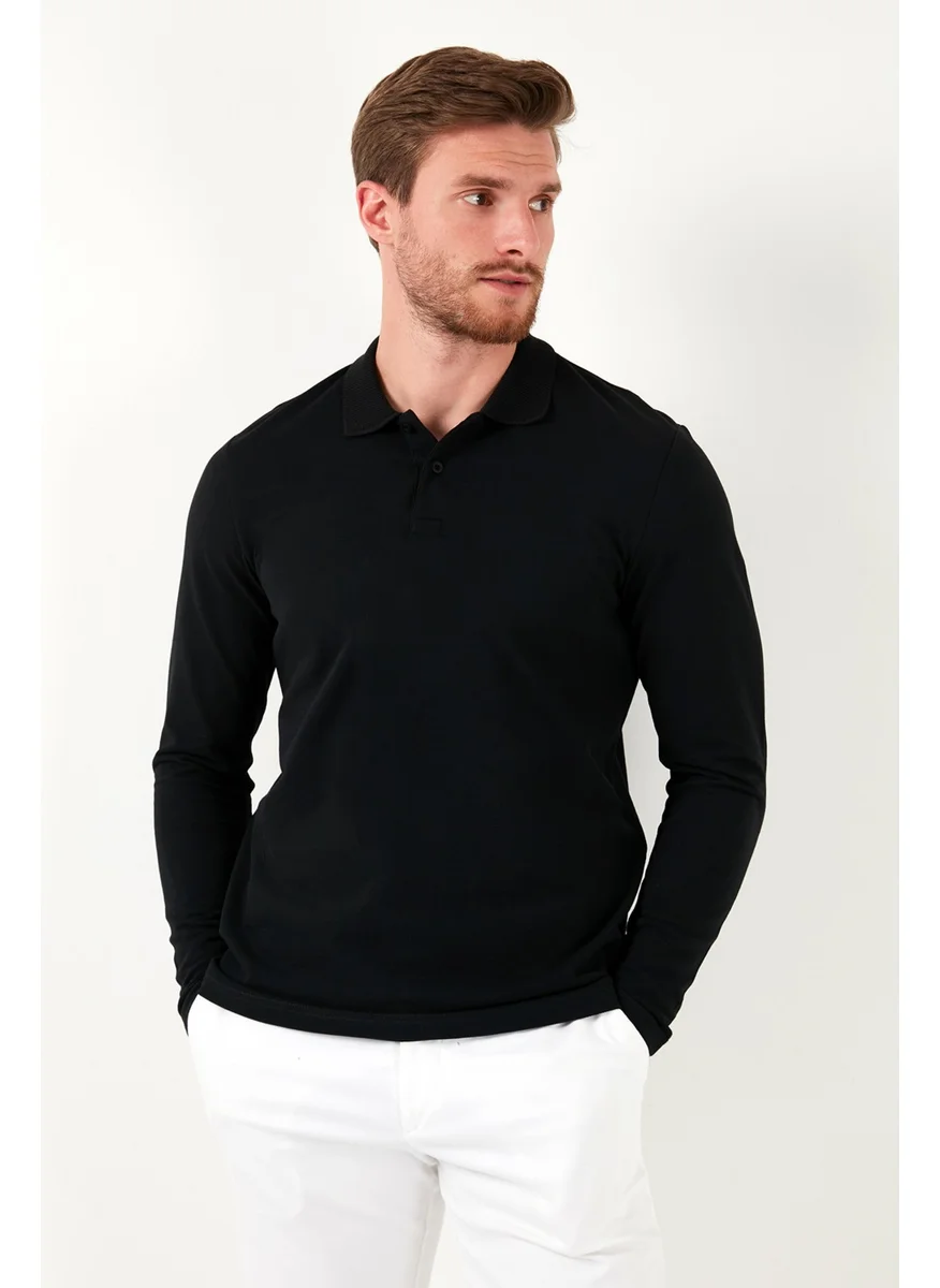 Buratti 100% Cotton Slim Fit Polo Neck Sweat Men's Sweat 5905707