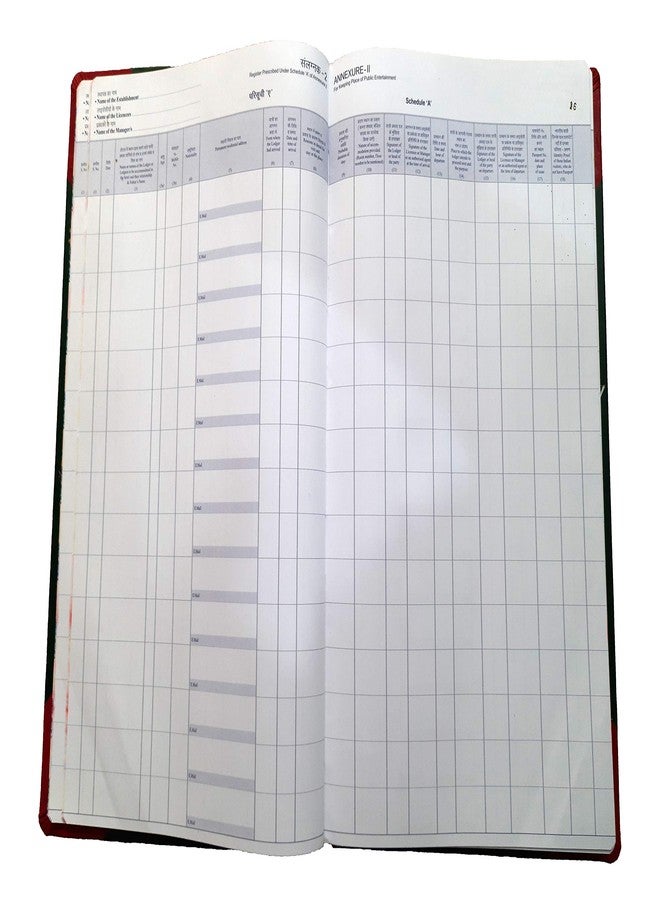 LRS Super Pure Leather Binding Big Size 100 Pages 1500 Entries Hotel Record Register, 18 x 12 inch - Image 4