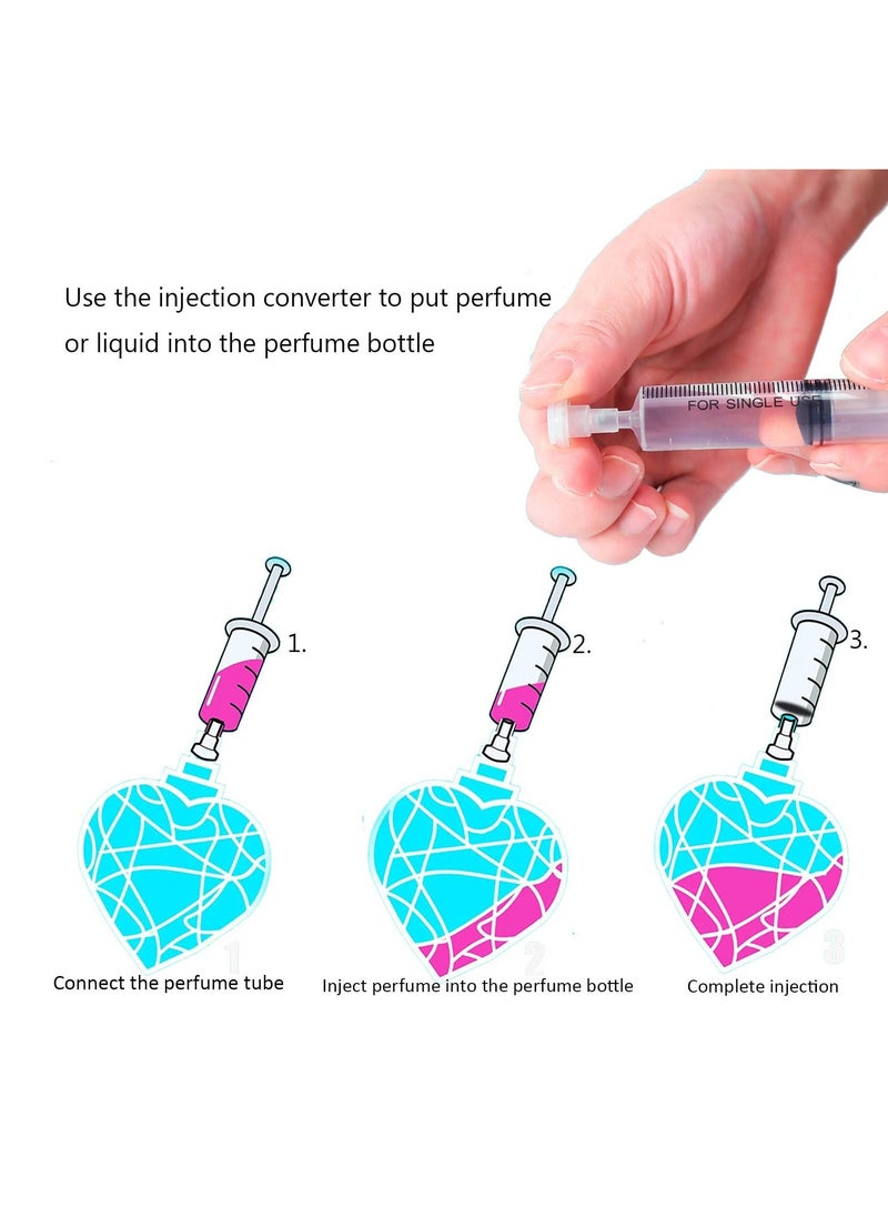 MUB MUB Perfume Refill Pump Tools, Perfume Dispenser with Adapter Tools for Perfumes Transfer to empty bottles, Include 2 Syringe for Replacement  - Image 3