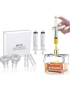MUB MUB Perfume Refill Pump Tools, Perfume Dispenser with Adapter Tools for Perfumes Transfer to empty bottles, Include 2 Syringe for Replacement  - Image 1