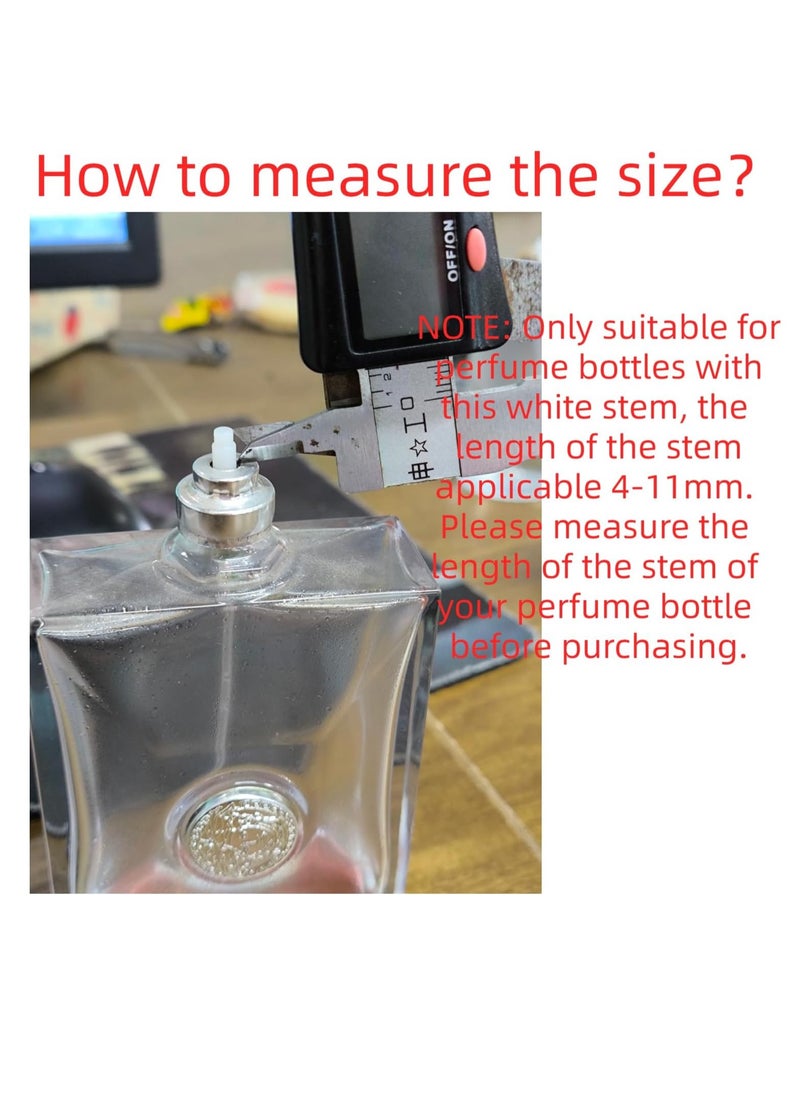 MUB MUB Perfume Refill Pump Tools, Perfume Dispenser with Adapter Tools for Perfumes Transfer to empty bottles, Include 2 Syringe for Replacement  - Image 2
