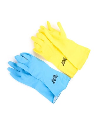 Multi-Purpose Vanilla Scented Natural Gloves - Medium Yellow/Blue 2 Pair - pzsku/ZC731F214668DA54D5C55Z/45/_/1660227475/a160d7d7-6aa8-491e-99b3-42c14d3363f0