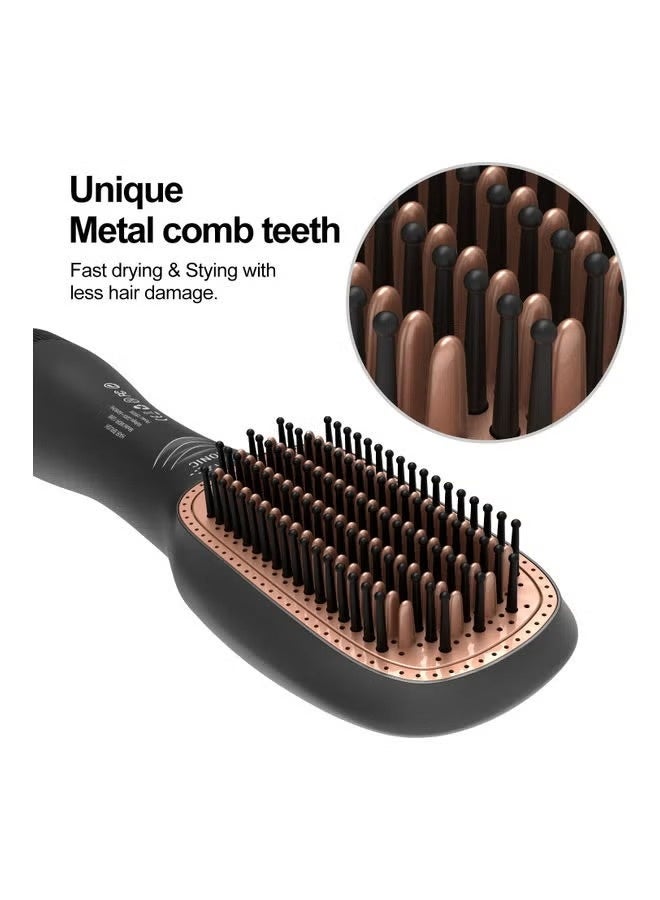 مجفف شعر احترافي بالبخار والأشعة تحت الحمراء، أسود، 12.5 × 2.3 بوصة - Image 3