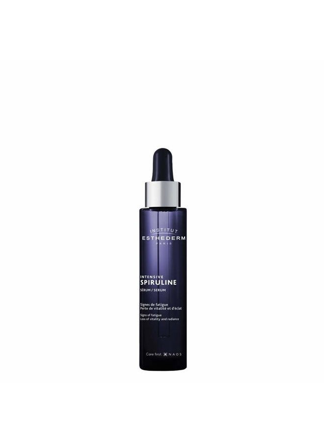 INSTITUT ESTHEDERM Intensive Spiruline Serum - Face and Neck - Radiance Effect - Tired Skin  - Image 1