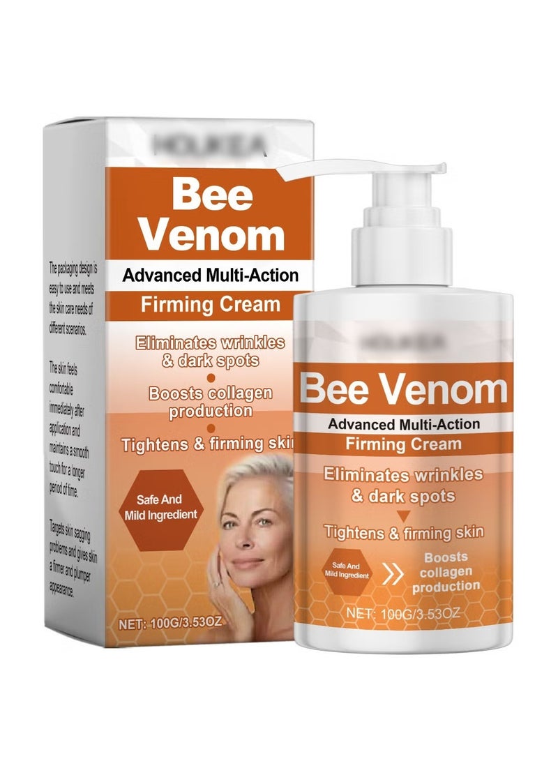 Bee Venom Advanced Multi-Action Firming Cream, Botox Bee Firming Cream, Advanced firming & Wrinkle-Reducing cream, Bee Venom for Tightens Skin 100g - Image 1