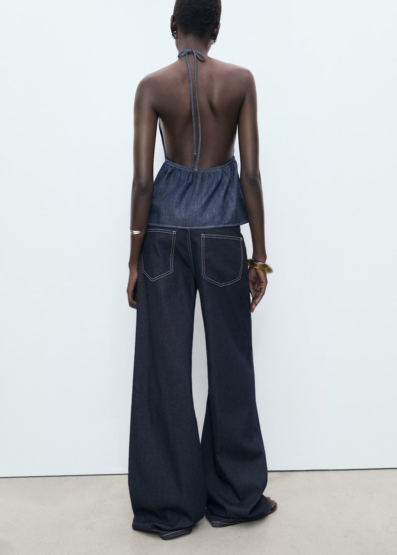 MANGO Low Waist Wide Leg Jeans  - Image 2