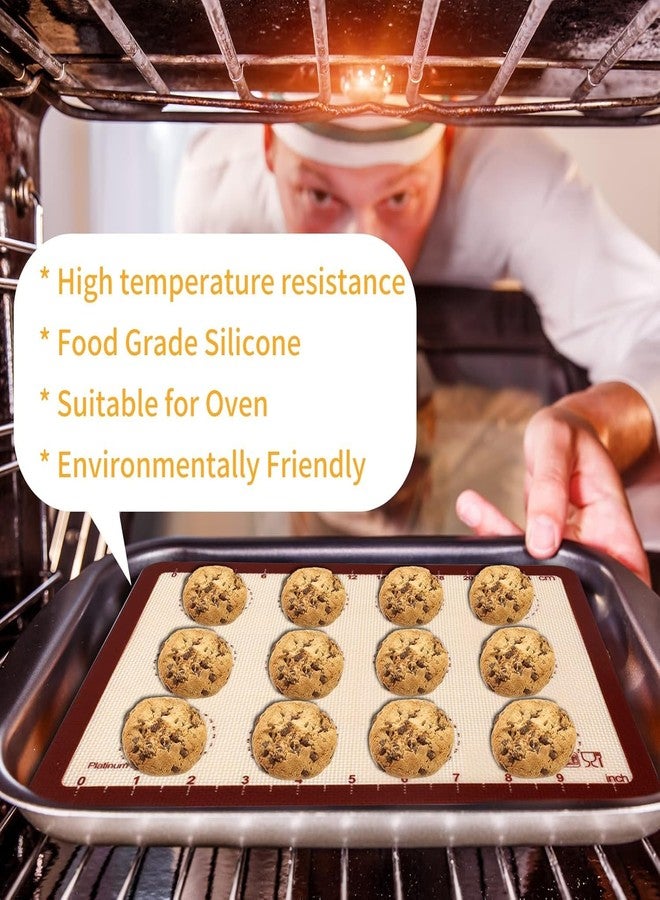 RUDRO IMPEX Silicone Baking Mat, Non-Stick Food Safe Oven Liners, Rolling Pastry Sheet, Reusable Non-Slip Cooking Pad for Macaron, Cookie, Dough and Pizza with Measurement(Grey)(21 x 30cm) (Pack of 1) - Image 5