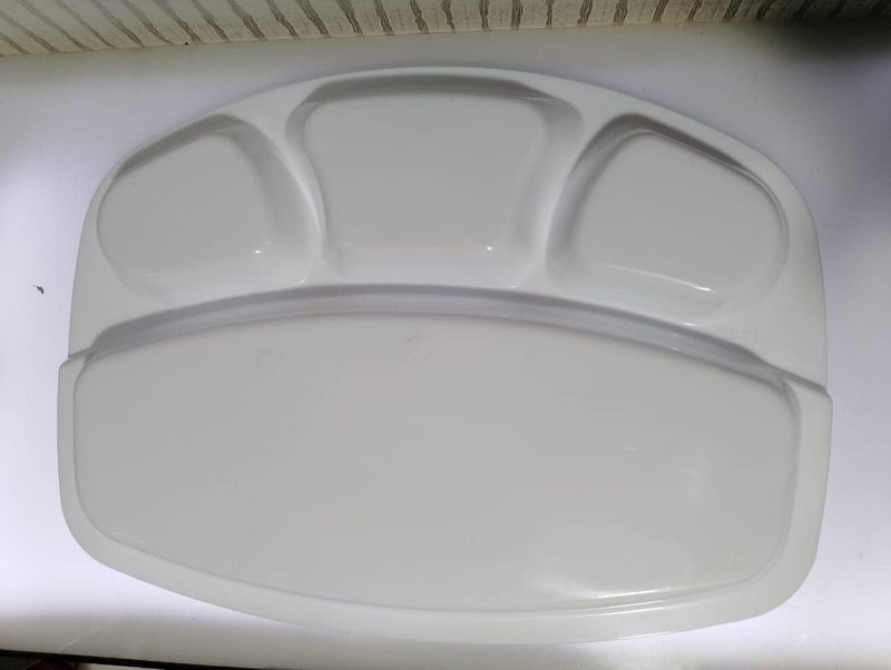 URMILA PLASTIC 4-Compartments Dosa Plate || Food-Grade Unbreakable Material Microwave-Safe (004) - Image 2