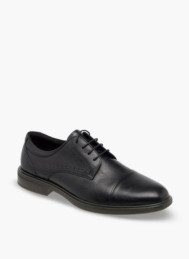 Le Confort Men Leather Lace-Up Derby Shoes