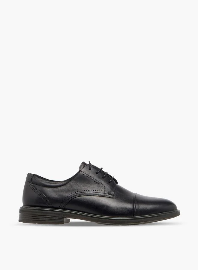 Le Confort Men Leather Lace-Up Derby Shoes