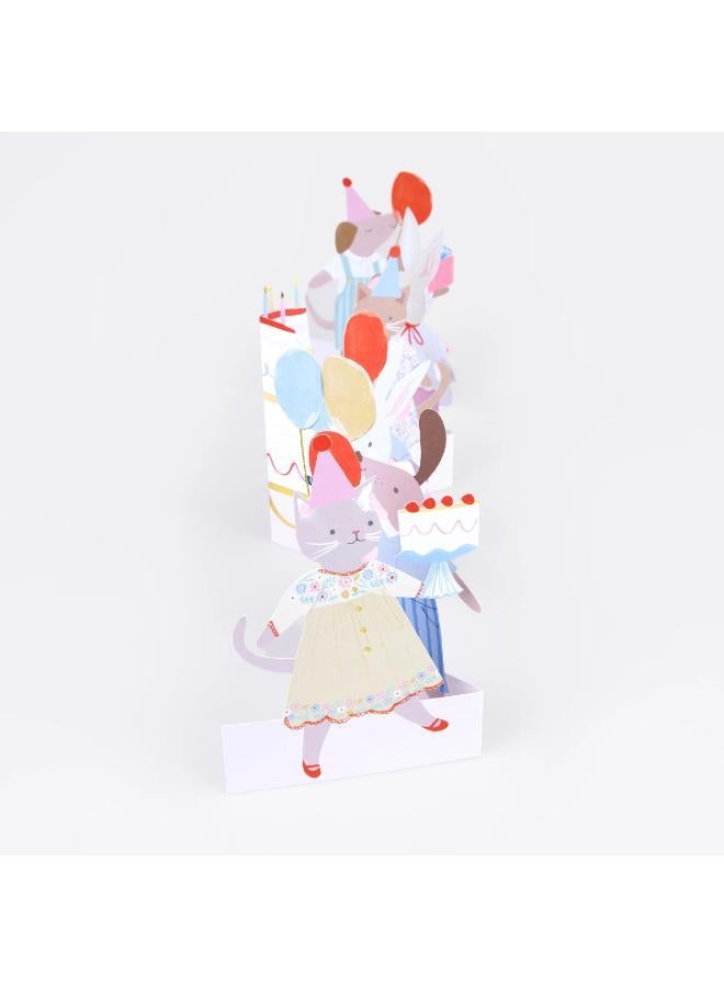 Meri Meri Animal Friends Birthday Card - Image 3