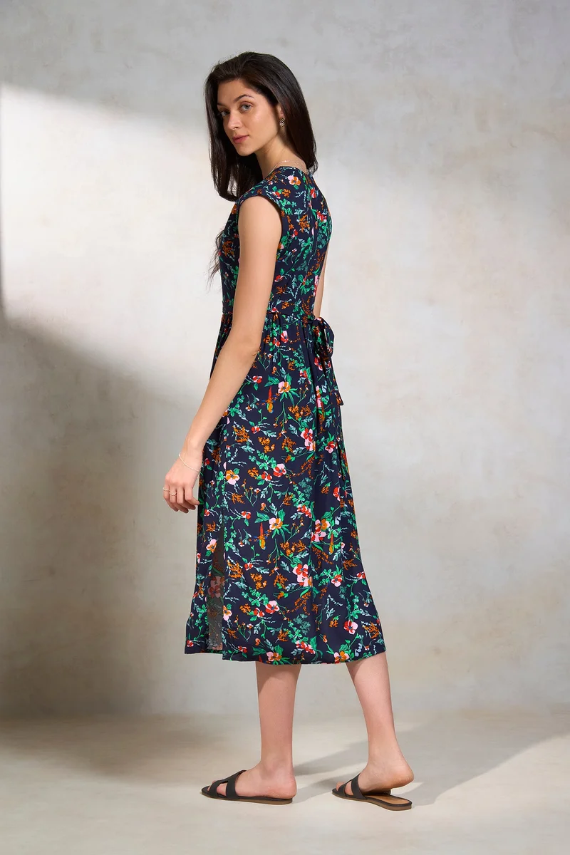 Virgio Floral Print Dress