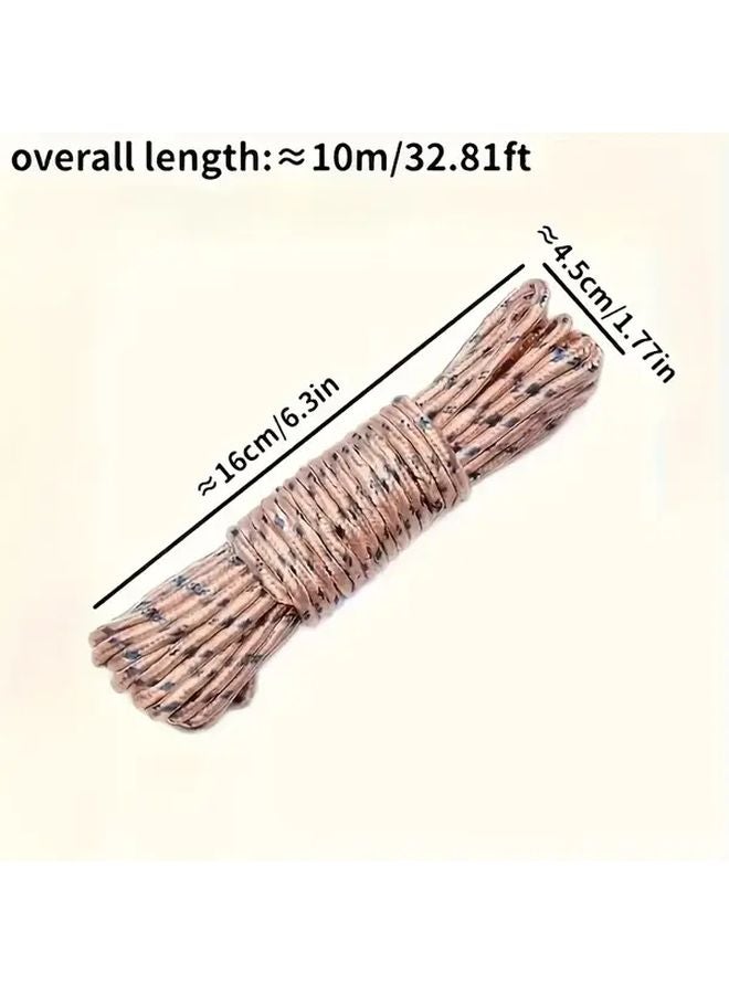 Ultra Durable Nylon Rope 393 Inches Portable Windproof Non Slip For Outdoor Drying Travel - Image 4
