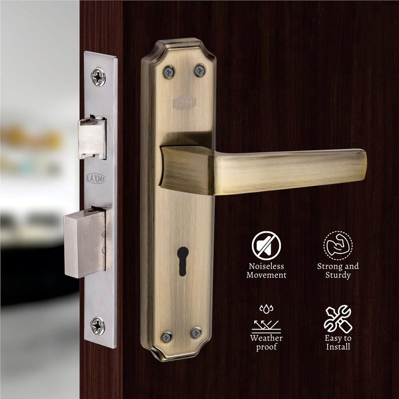 Mortise Door Handle Set with Lock for Main Door Bedroom 6lev DTurn 3keys 200mm - Image 2