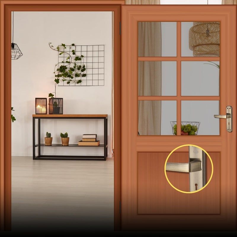Mortise Door Handle Set with Lock for Main Door Bedroom 6lev DTurn 3keys 200mm - Image 5