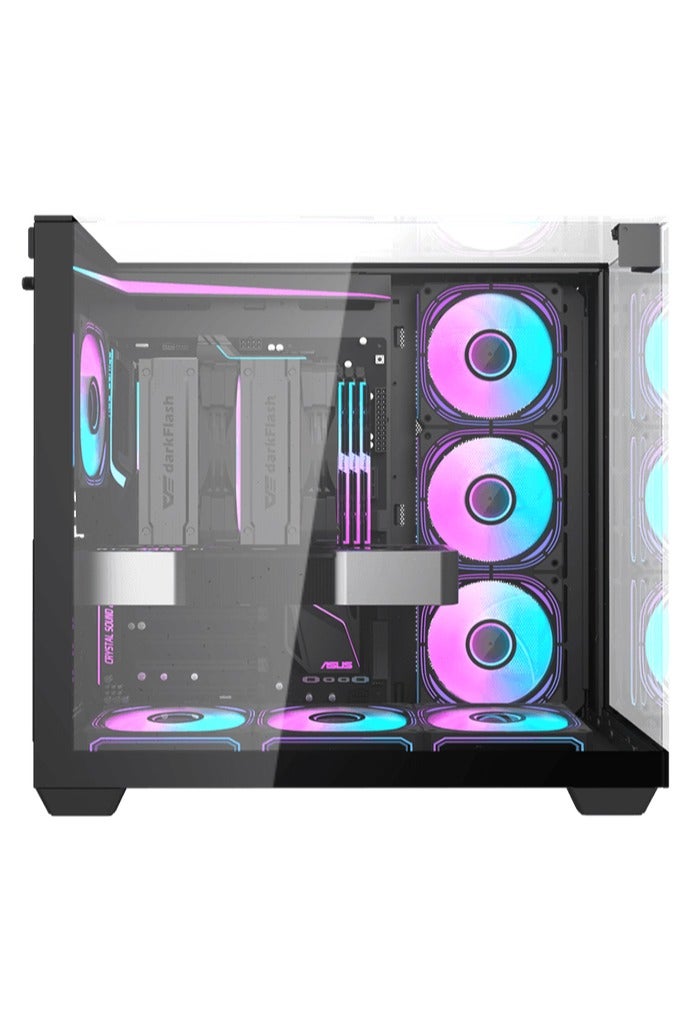 Truenort Nebula Strom Gaming PC, AMD Ryzen 5-7600X, RTX 4060, 16GB RAM, 1TB SSD, Window 11 Pro, Black Case - Image 2