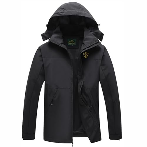 GIISAM Rain Jacket for Men, Mens Waterproof Raincoat Lightweight Rain Jackets Outdoor Rain Coat Windbreaker with Hood - Image 1