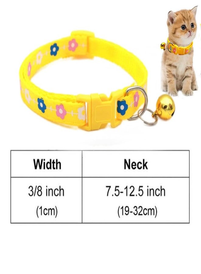 Weimostar XS Dogs Collar with Bell, 2 Pack Puppy Collars Girl Cute Soft Adjustable for XXS XSmall Extra Small Tiny Little Cats Pets Female Kitten Chihuahua Yorkie Rose Red and Purple - Image 4