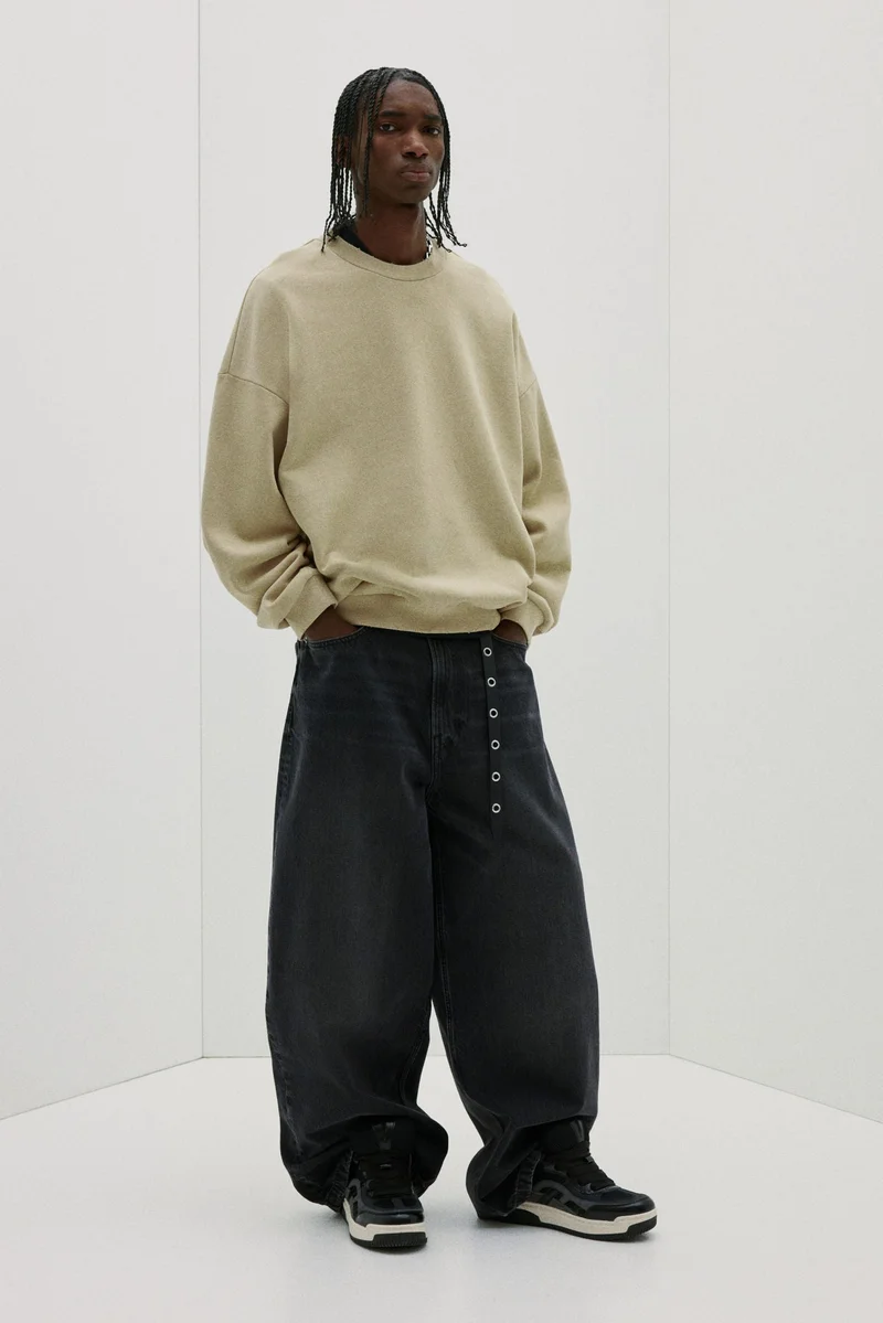 H&M Oversized Fit Washed sweatshirt